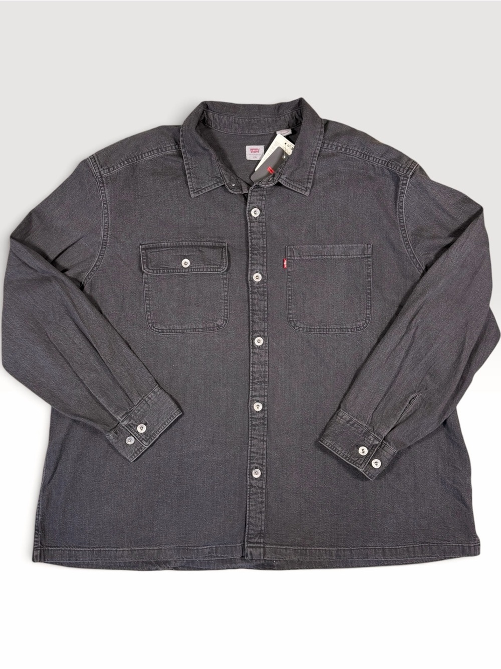 Levi’s Truckee Denim Overshirt Men’s XXL Washed Black NWT Shirt Jacket
